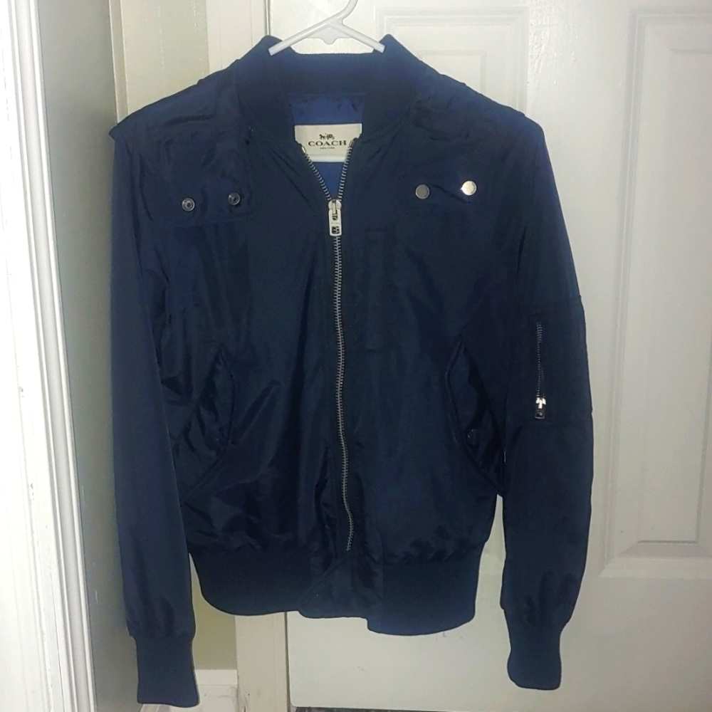 Coach windbreaker bomber jacket xs